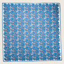 Carré 90 Voile Indigo et Terre